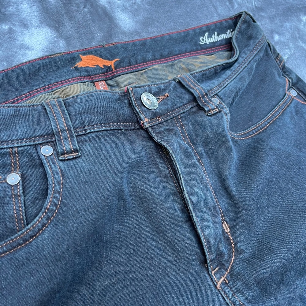 Tommy Bahama Sand Drifter Authentic Jeans Mens 32x30 Dark Wash Straight Leg